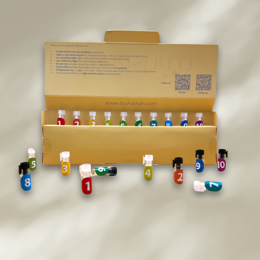 Samples of 10 LIGHT and SUBTLE Fragrances image 1