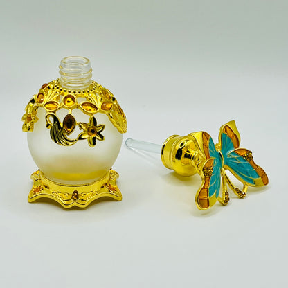 Gold Turquoise Butterfly - Fragrances in Signature Bottles