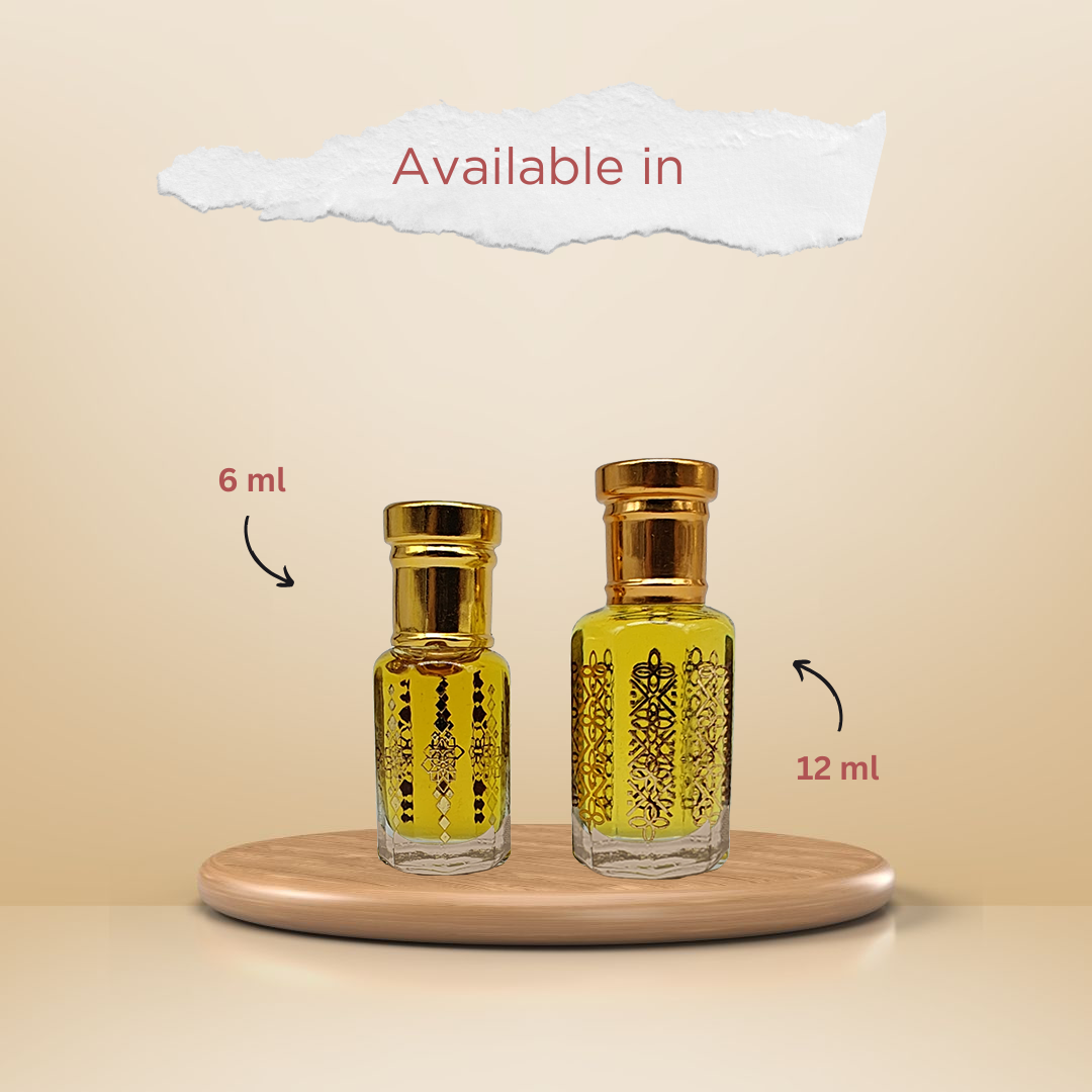 Adonis bold smoky woody attar perfume oil bottle for men by ItraFashan - in 12 ml regular size