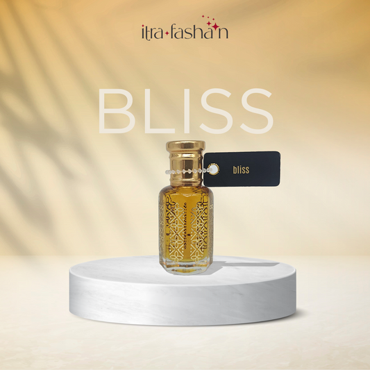 Bliss sunny citrus floral attar perfume oil bottle by ItraFashan - uplifting and light - in 6 ml travel size