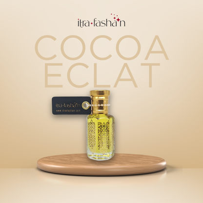 Cocoa Eclat chocolate vanilla gourmand attar perfume oil bottle by ItraFashan - in 6 ml travel size