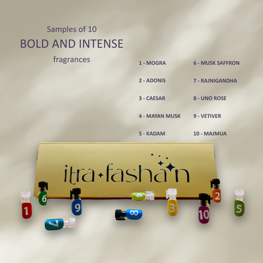 Samples of 10 BOLD and INTENSE Fragrances image 0