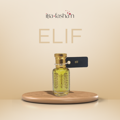 Elif sweet floral gourmand attar perfume oil bottle for women by ItraFashan - in 6 ml travel size