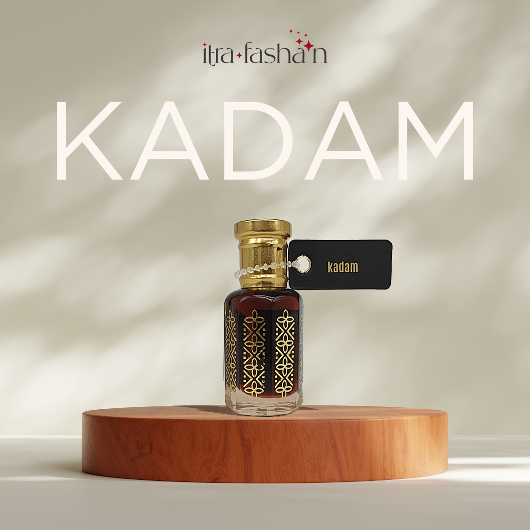 Kadam rare Indian monsoon floral attar perfume oil bottle by ItraFashan - bold and unique - in 6 ml travel size
