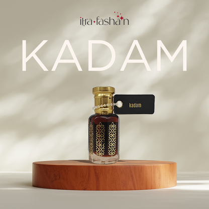 Kadam rare Indian monsoon floral attar perfume oil bottle by ItraFashan - bold and unique - in 6 ml travel size