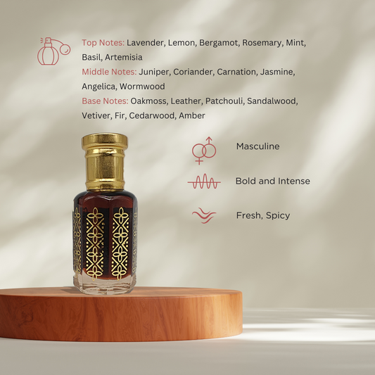 Kadam rare Indian monsoon floral attar perfume oil bottle by ItraFashan - bold and unique - fragrance notes, fragrance gender, fragrance intensity, fragrance profile