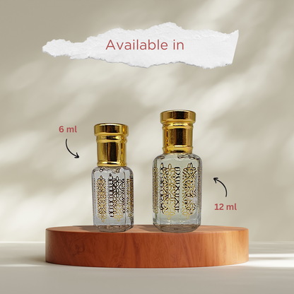 Somer fresh aquatic floral attar perfume oil bottle by ItraFashan - unisex, breezy, light - in 12 ml regular size